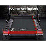 Everfit Electric Treadmill 40cm Running Home Gym Fitness Machine Black